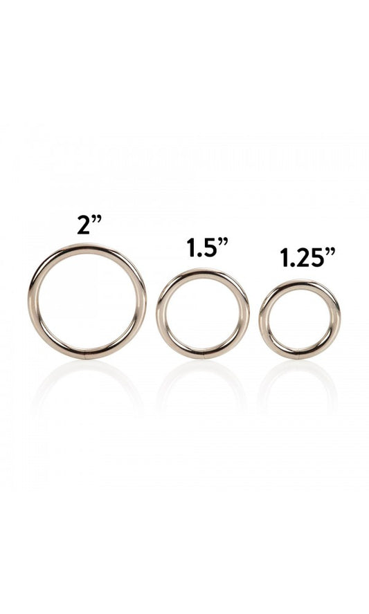 3 Piece Silver Ring Set