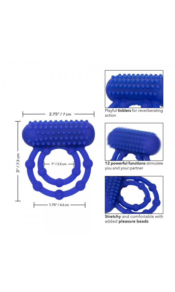 10 Bead Maximus Rechargeable Cock Ring