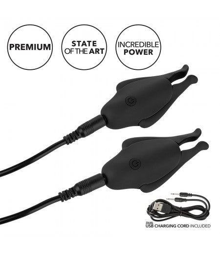 Rechargeable Nipplettes Vibrating Nipple Clamps