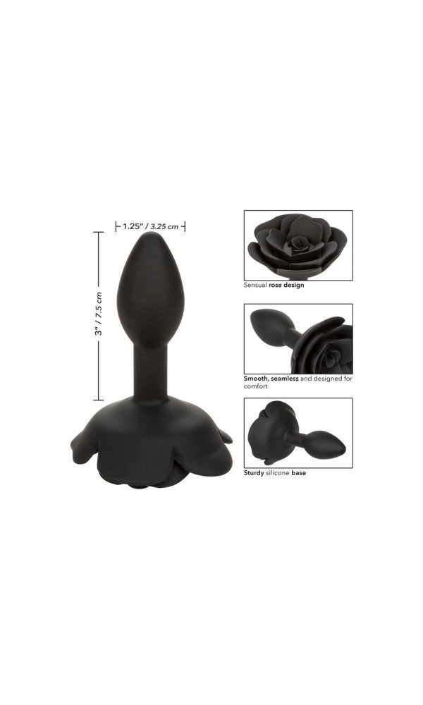 CalExotics Forbidden Small Rose Anal Plug