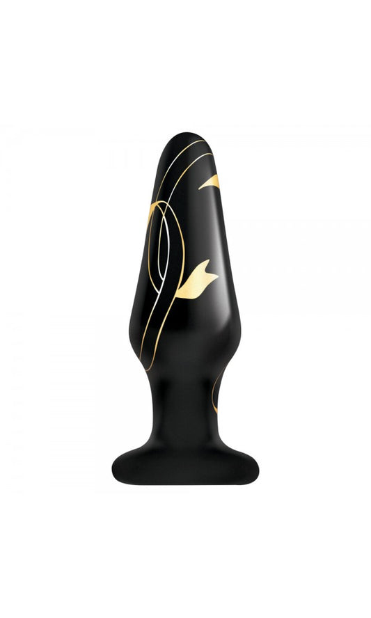 Secret Kisses 4 Inch Glass Butt Plug