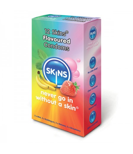 Skins Flavoured Condoms 12 Pack
