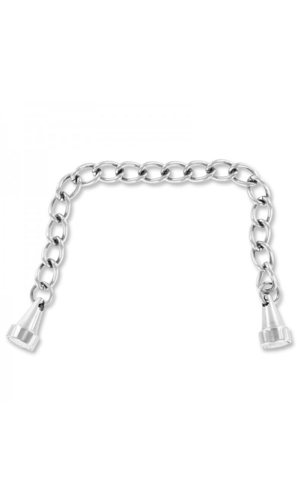 Brushed Steel Mini Magnetic Nipple Pincher x1