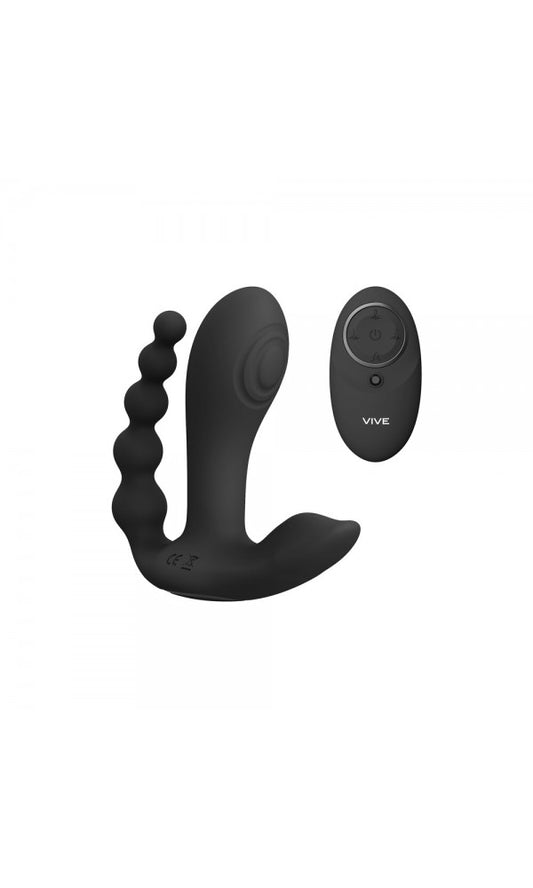 Vive Kata Double Penetrator Vibrator Black