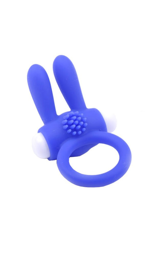 Cockring With Rabbit Ears Blue