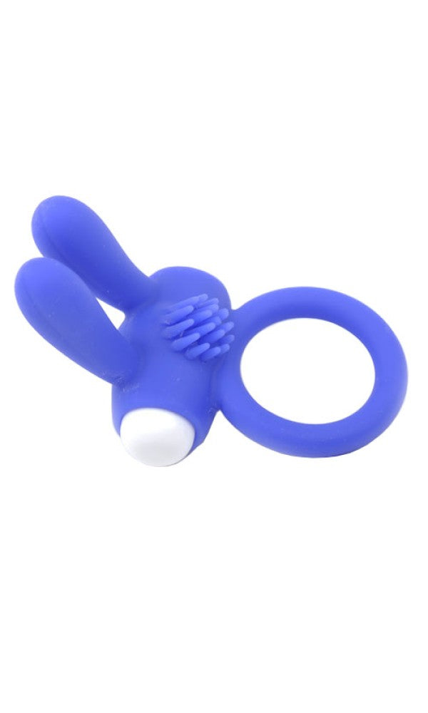 Cockring With Rabbit Ears Blue
