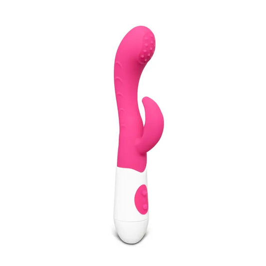 Silicone Dual Motors G-Spot Vibrator Pink