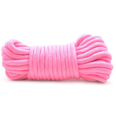 10 Metres Cotton Bondage Rope Pink
