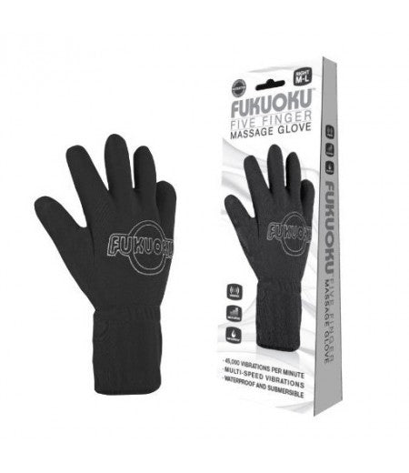 Fukuoku Vibrating Five Finger Massage Glove Right Hand