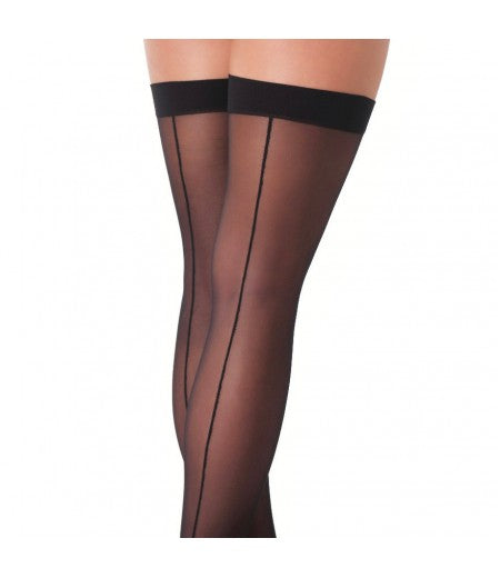 Black Sexy Stockings With Seem